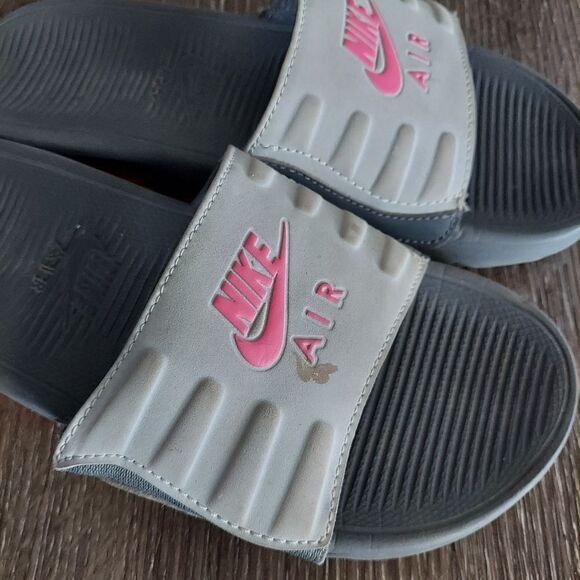 Nike Air Max Camden Slide Grey Pink Blast BQ4633-002 Size 6 - Picture 9 of 10